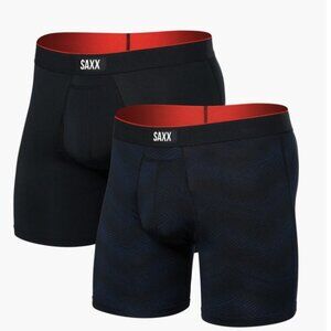 SAXX Multi-Sport Mesh Performance Boxer Brief 2-Pack Men’s XL New